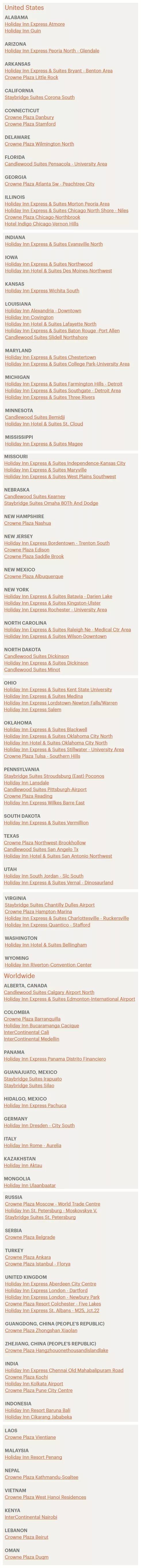 低成本住豪华酒店 - 洲际酒店 (IHG) 2018年Q1 PointBreaks促销活动 低成本住豪华酒店 - 洲际酒店 (IHG) 2018年Q1 PointBreaks促销活动