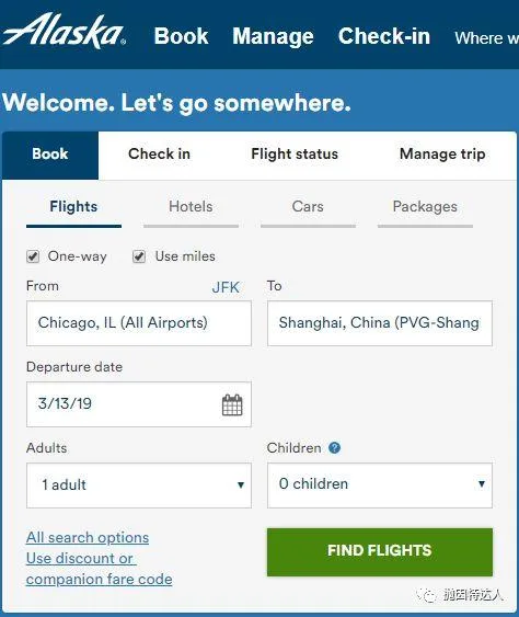 兑换长途飞行性价比之王 - 阿拉斯加航空里程教程 兑换长途飞行性价比之王 - 阿拉斯加航空里程教程