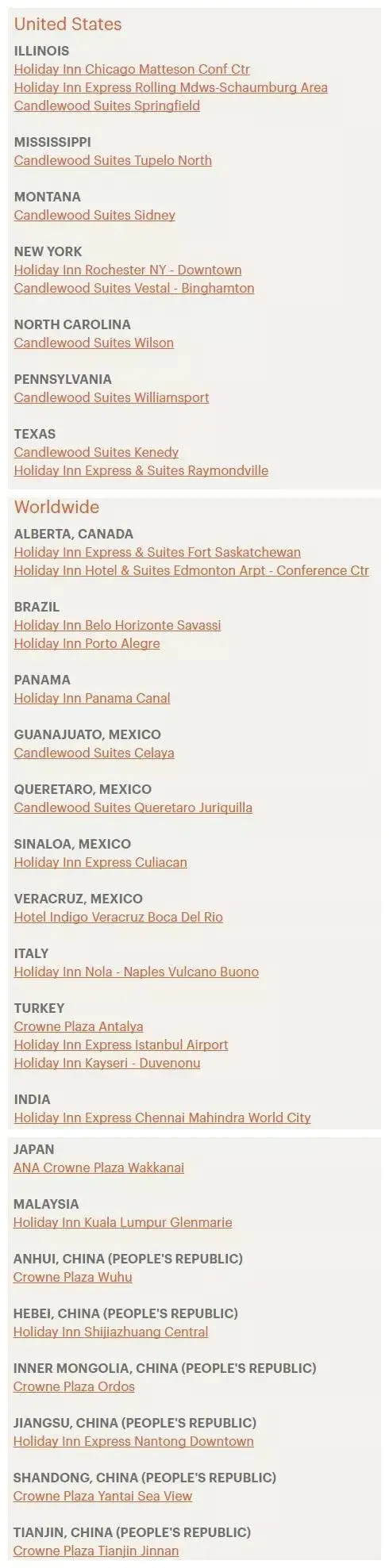 低成本住豪华酒店 - 洲际酒店 (IHG) 2018年Q1 PointBreaks促销活动 低成本住豪华酒店 - 洲际酒店 (IHG) 2018年Q1 PointBreaks促销活动