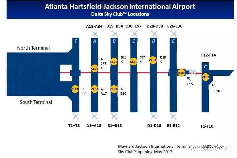 《说好的总部呢？- 亚特兰大机场Delta Sky Club休息室体验报告》