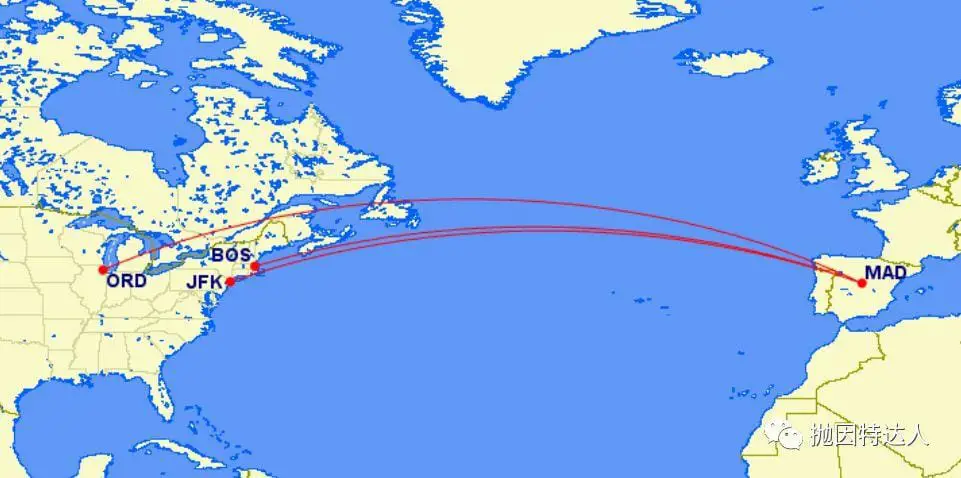 《仅8.5K里程即可兑换越洋机票 - 西班牙国家航空里程票5折促销》