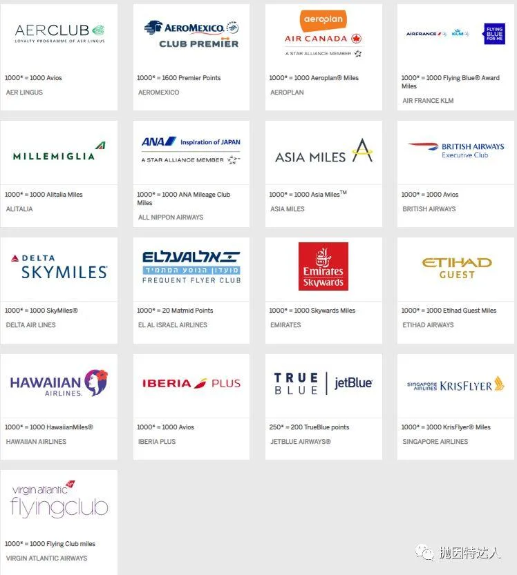 信用卡快速入门 - Amex Membership Rewards终极教程(下篇):如何使用点数?(新增转点伙伴Avianca) 信用卡快速入门 - Amex Membership Rewards终极教程(下篇):如何使用点数?(新增转点伙伴Avianca)