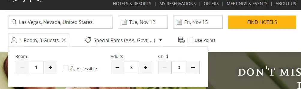 【已死】50美元一晚上的拉斯维加斯百乐宫酒店Bug来了