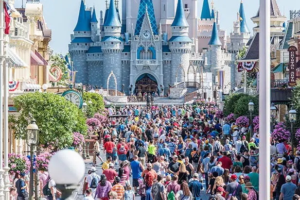 Image result for disney world crowd