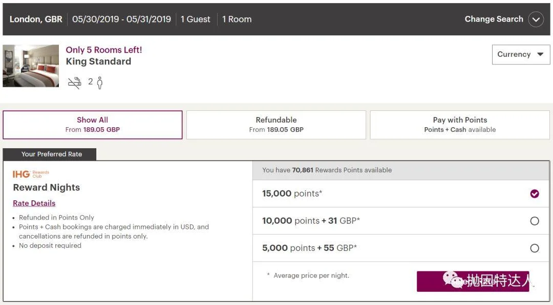 超低成本入住豪华酒店 - 洲际酒店集团 (IHG) 2019年Q2 PointBreaks促销活动 超低成本入住豪华酒店 - 洲际酒店集团 (IHG) 2019年Q2 PointBreaks促销活动