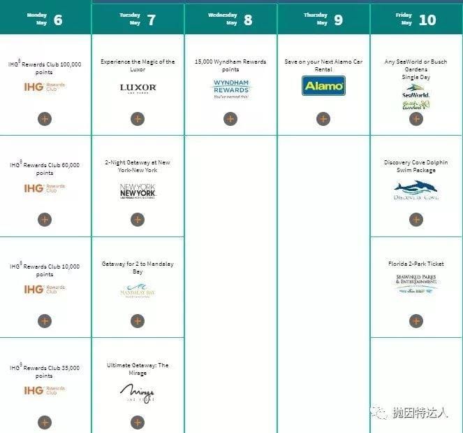 《年度旅游界大礼包抢拍活动 - 2019 Daily Getaways第一周促销介绍》