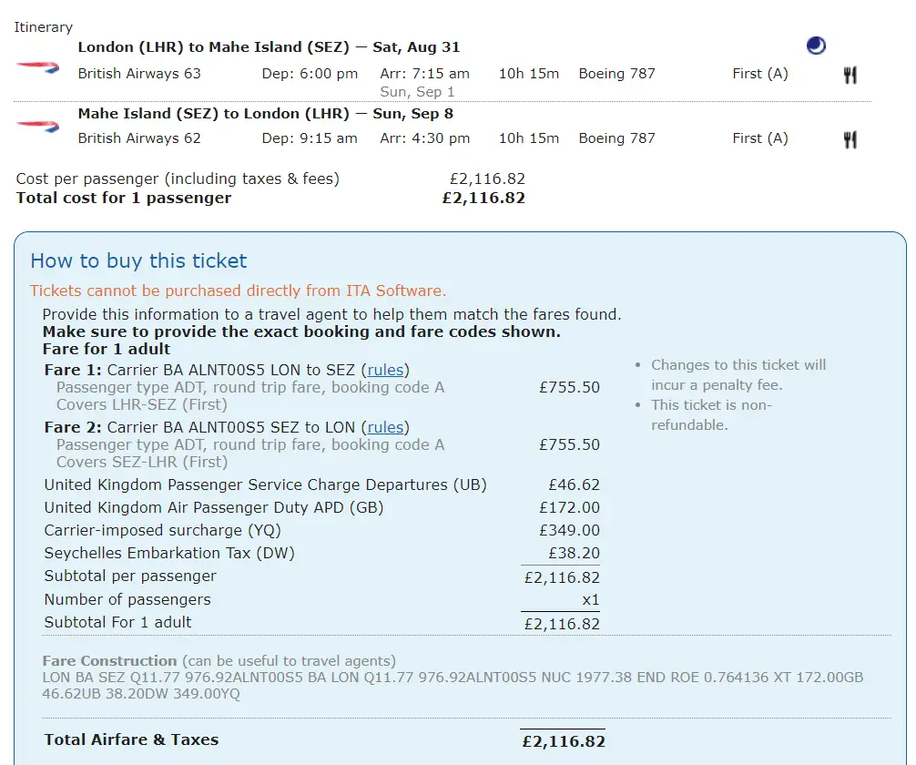 1700美元拿下豪华长途往返头等舱去顶级度假胜地玩耍了