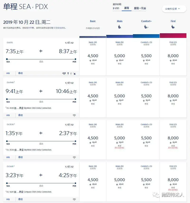 《【总共奖励4713里程】赶快注册！达美航空（Delta Airlines）给大家送免费里程、优先登机和打车折扣》