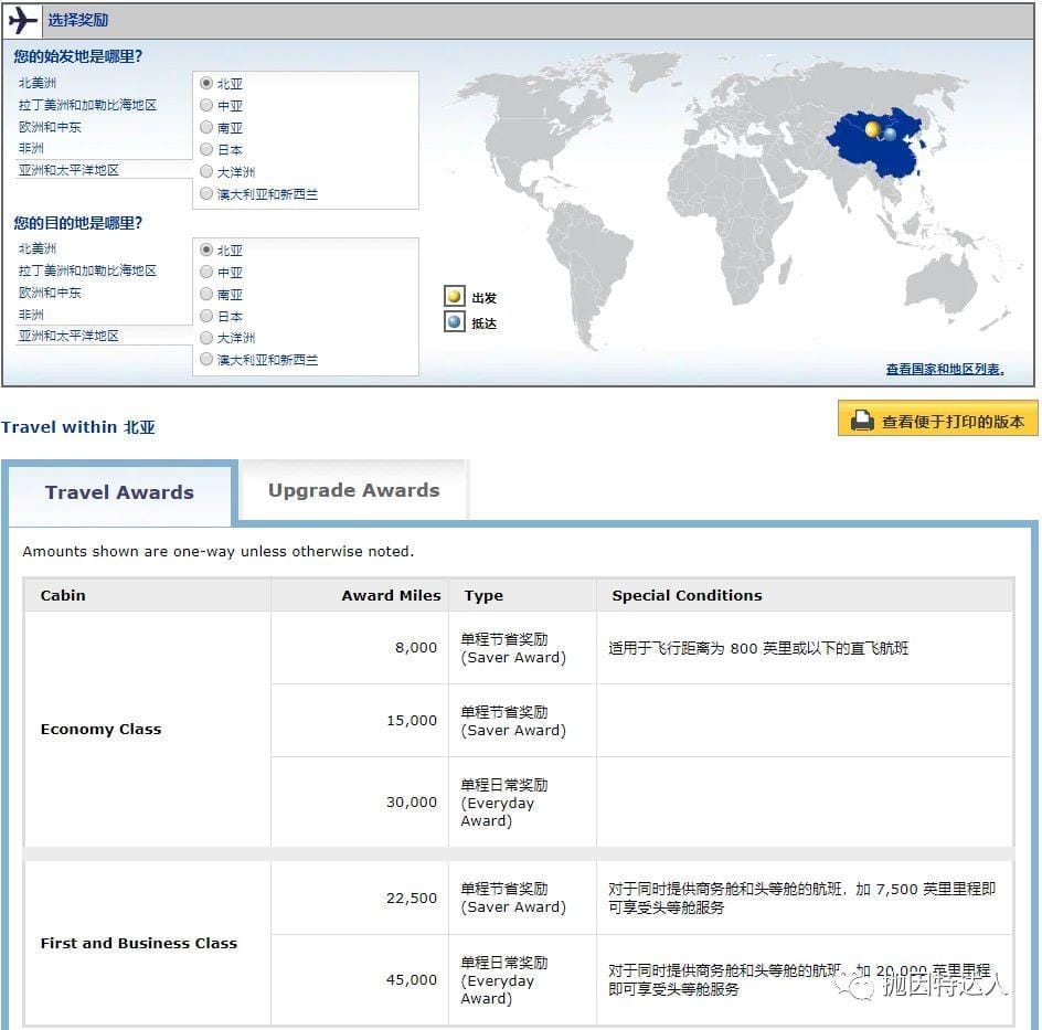 《简单易用，新手最爱 - 美国联合航空（United Airlines）里程教程》