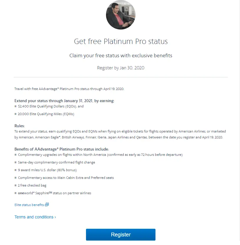 【活动回来了】免费成为寰宇一家高级会员 - 美国航空向部分用户定向发放会籍挑战 2 【活动回来了】免费成为寰宇一家高级会员 - 美国航空向部分用户定向发放会籍挑战