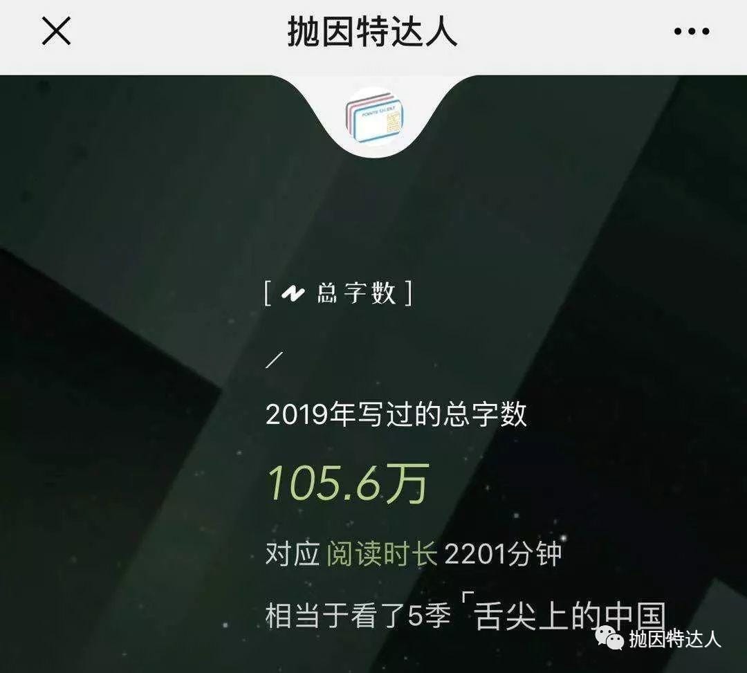 抛因特达人的2019年总结,感谢大家一直以来的支持 抛因特达人的2019年总结,感谢大家一直以来的支持