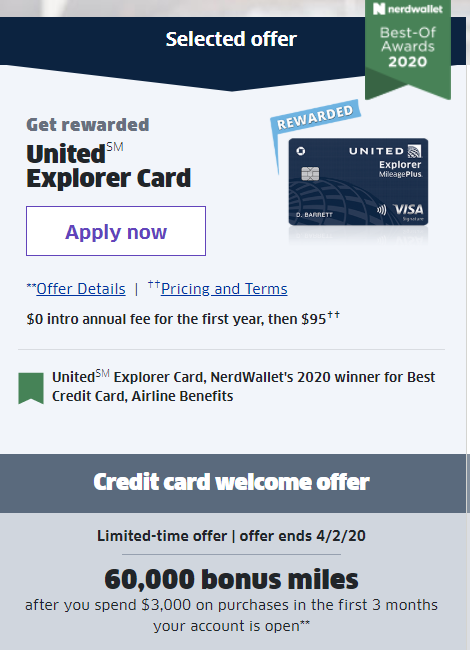 《60K点数开卡奖励回来了 - Chase United Explorer信用卡》