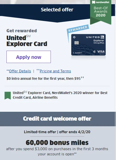 60K点数开卡奖励回来了 - Chase United Explorer信用卡 1 60K点数开卡奖励回来了 - Chase United Explorer信用卡