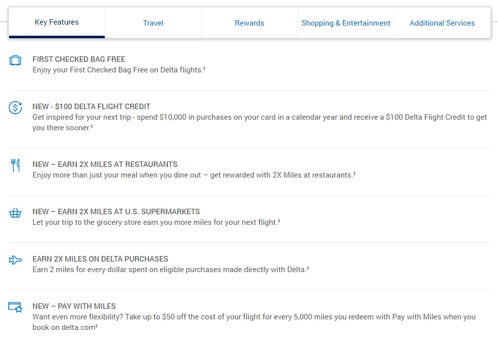 70K达美里程 + 200美元史高开卡奖励 - Amex Gold Delta SkyMiles信用卡 4 70K达美里程 + 200美元史高开卡奖励 - Amex Gold Delta SkyMiles信用卡