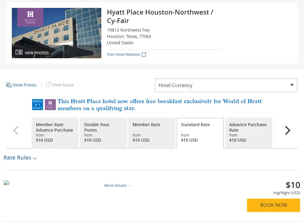 酒店Bug：休斯顿的凯悦嘉轩酒店仅需10美元一晚