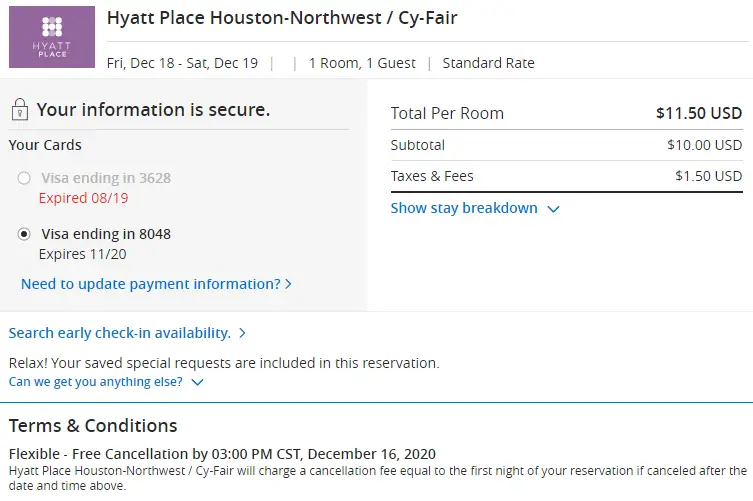 酒店Bug：休斯顿的凯悦嘉轩酒店仅需10美元一晚