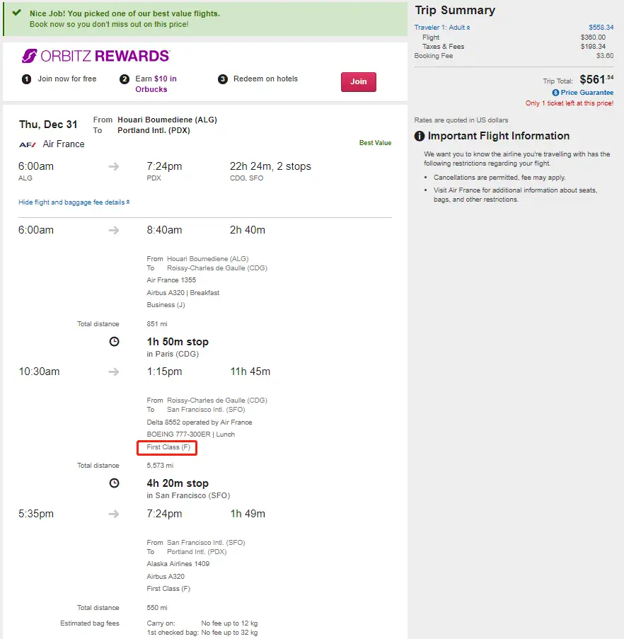 500美元体验全球最豪华头等舱的Bug机票 1 500美元体验全球最豪华头等舱的Bug机票