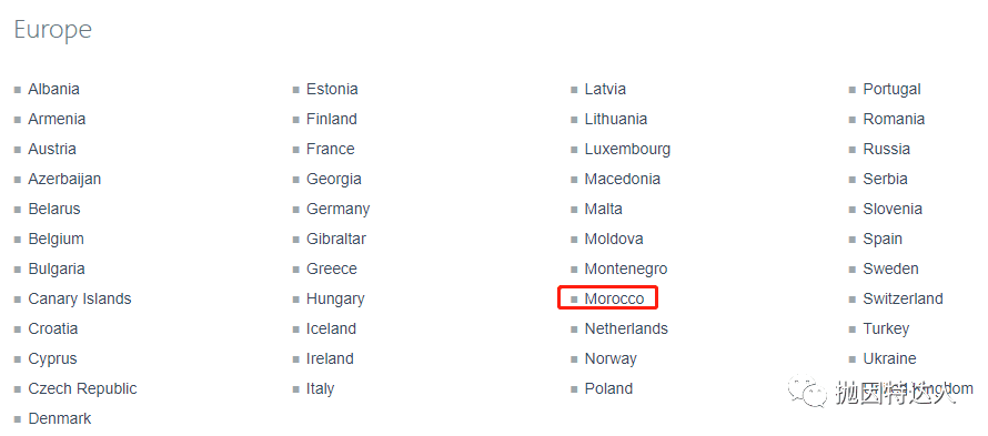 《摩洛哥被“并入”欧洲 - 美国航空里程出现了新的兑换亮点哦》