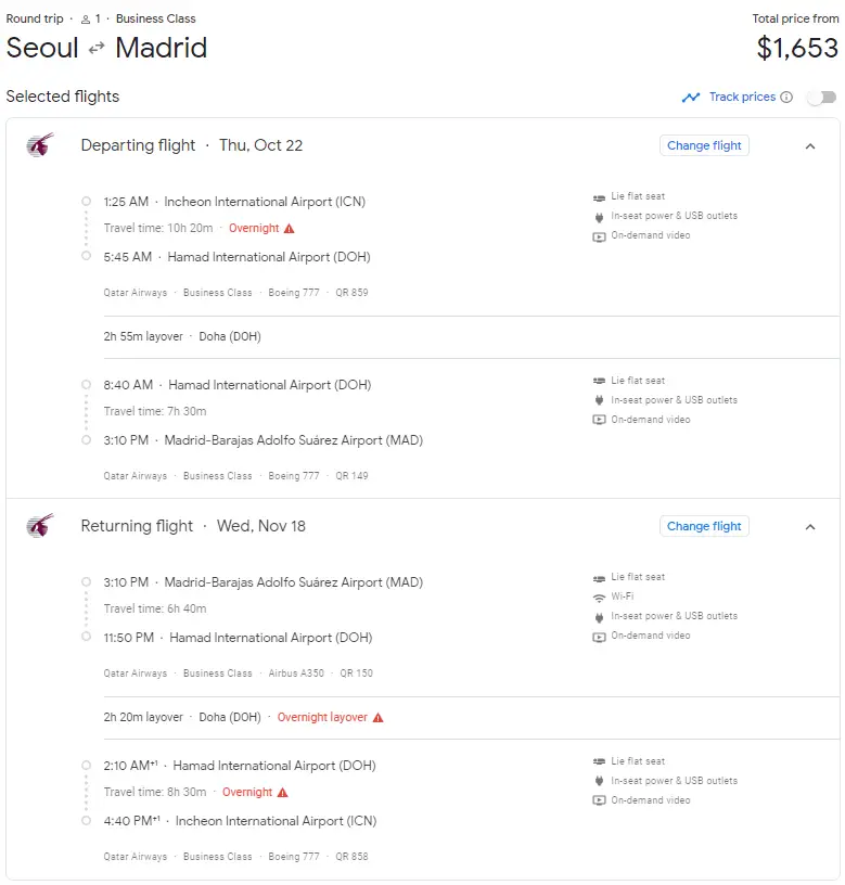 抢不到Bug机票?让我们自己创造一张700美元不到的亚欧往返商务舱机票吧 2 抢不到Bug机票?让我们自己创造一张700美元不到的亚欧往返商务舱机票吧