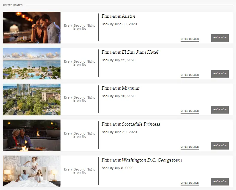 豪华酒店品牌推出了超值买一送一的活动哦【更新：已新增至23家酒店参与此次活动】