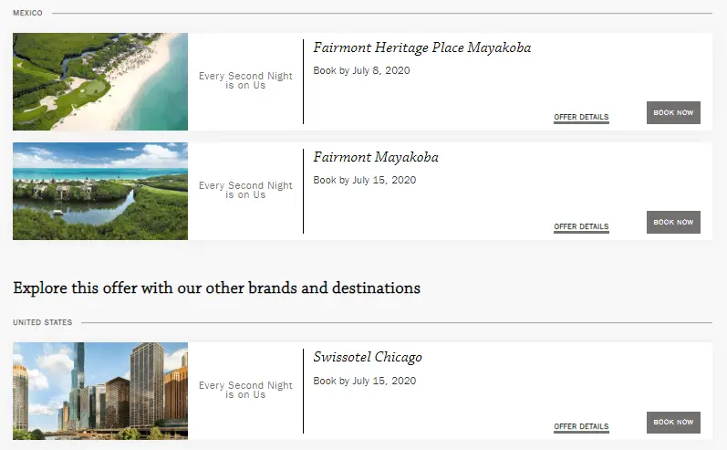 豪华酒店品牌推出了超值买一送一的活动哦【更新：已新增至23家酒店参与此次活动】