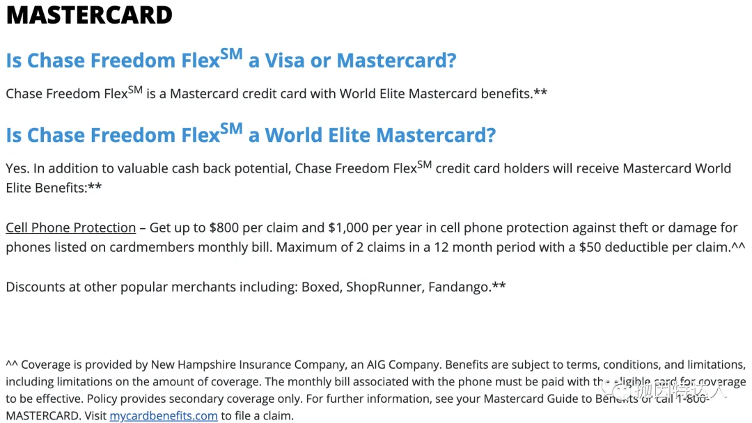 无年费神卡全面升级 – Chase Freedom系列信用卡福利增加