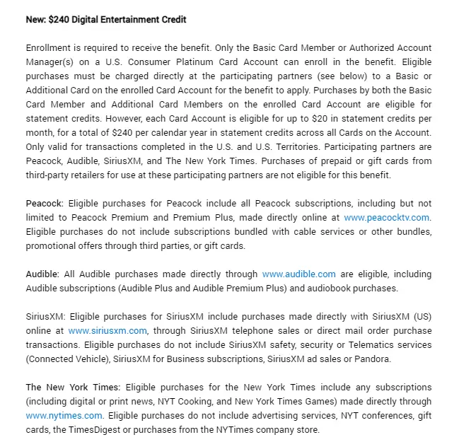 【全新150K+10x餐厅消费奖励史高开卡奖励!】最尊贵福利白金卡 - Amex Platinum信用卡 5 【全新150K+10x餐厅消费奖励史高开卡奖励!】最尊贵福利白金卡 - Amex Platinum信用卡