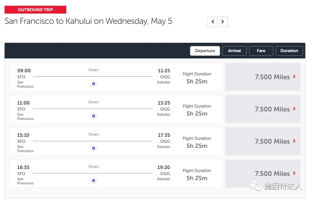 《宝藏航司里程大礼包再次归来，270美元就可以拿下美国任意地方往返夏威夷的机票》