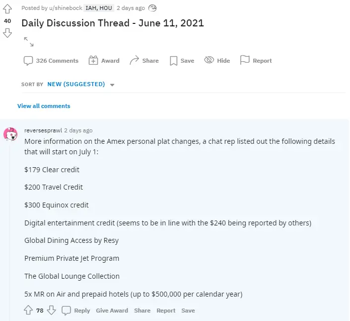 【年费基本确定提升至695美元】又一次“温暖升级” - 传闻Amex Platinum的年费将会被再次上调? 3 【年费基本确定提升至695美元】又一次“温暖升级” - 传闻Amex Platinum的年费将会被再次上调?