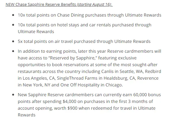 【改动正式确认，福利提高，年费没涨】Chase蓝宝石系列信用卡即将升级福利？