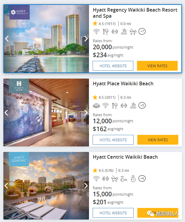 《大概是等级4免房券在美国的最佳兑换 - 夏威夷檀香山Hyatt Centric Waikiki Beach入住体验报告》