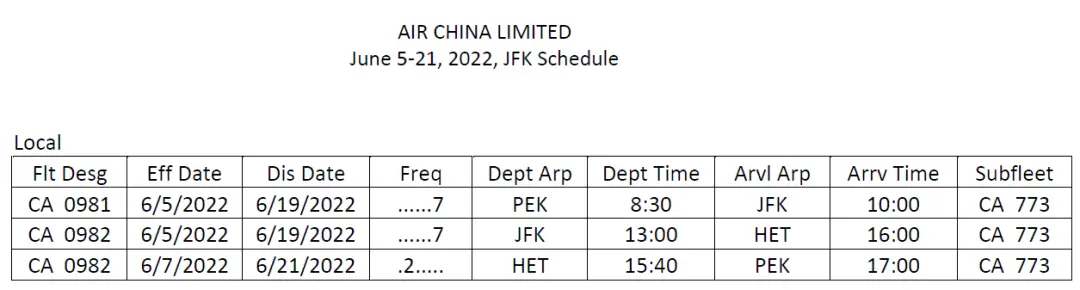 《【CA981/982航班已登陆国航APP】国航将复飞纽约北京航班？！究竟是雪中送炭还是虚假消息？》