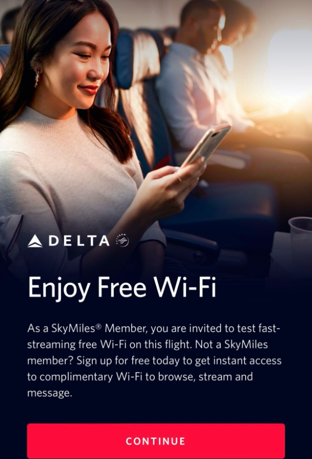 《全民免费空中Wifi时代离我们不远了？达美航空部分机型面向所有乘客提供免费Wifi》
