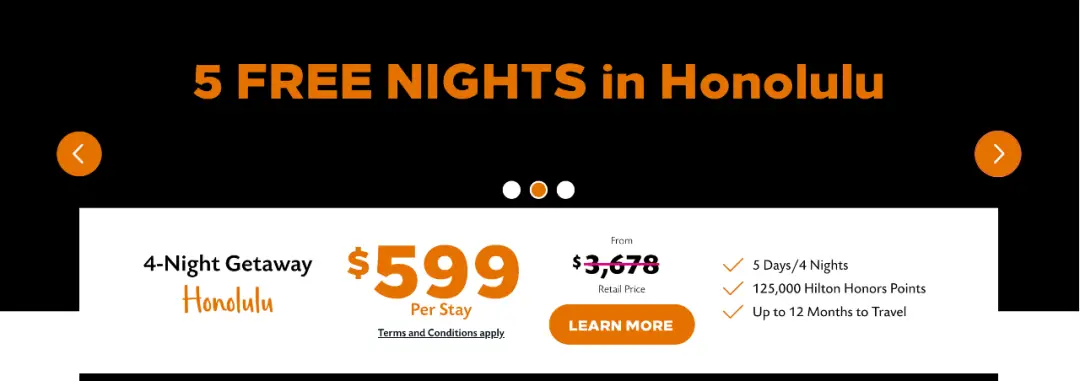 新增夏威夷&墨西哥豪华度假酒店，直送125K积分，希尔顿听课房再次升级！