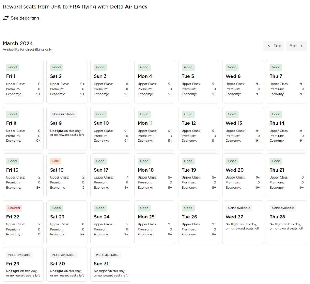 另一大铁公鸡慷慨放票，39K点数即可兑换跨洋商务舱，感恩节、圣诞跨年旺季都有票