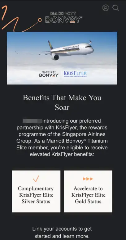 飞行4次即可直通星空联盟金卡!万豪匹配新航活动仍在,大家别忘了上车 26 飞行4次即可直通星空联盟金卡!万豪匹配新航活动仍在,大家别忘了上车