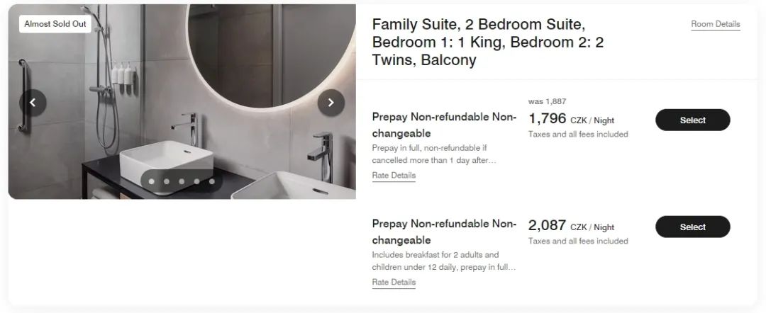 《80美元不到的双卧室套房，还是新开的高评分酒店，这好像比Bug价更香哦》