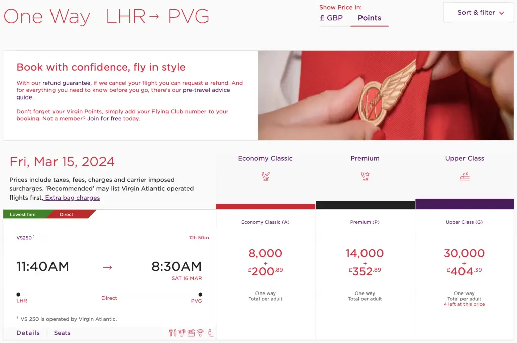 机票Bug：30K里程兑换中欧商务舱（正常价格将近一半），中美线同样适用，全年有票！