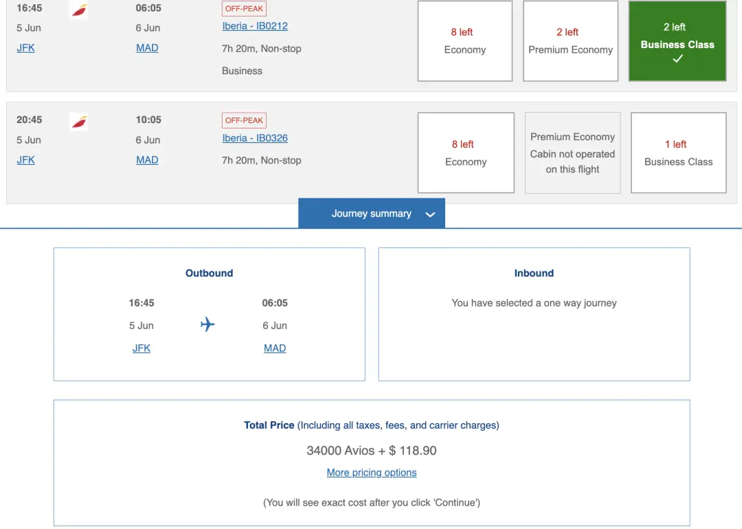 34K点数兑换跨洋商务舱,超级甜点终于又大规模放票了 34K点数兑换跨洋商务舱,超级甜点终于又大规模放票了