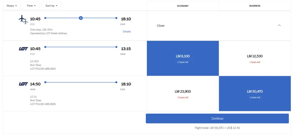【仍有特例甜点】哥伦比亚航空Lifemiles欧美线突发贬值，经久不衰的35K跨洋商务舱Bug也不复存在