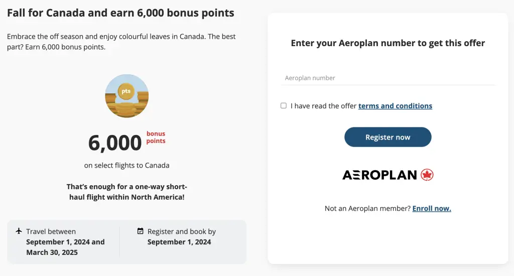 加航2024秋季促销,完成两趟美加飞行即可获得6K里程奖励 1 加航2024秋季促销,完成两趟美加飞行即可获得6K里程奖励