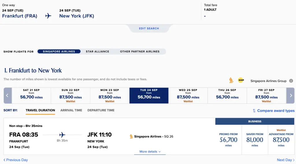 57K点数兑换跨大西洋最强商务舱,新加坡航空(Singapore Airlines)2024年8月Spontaneous Escapes活动 3 57K点数兑换跨大西洋最强商务舱,新加坡航空(Singapore Airlines)2024年8月Spontaneous Escapes活动
