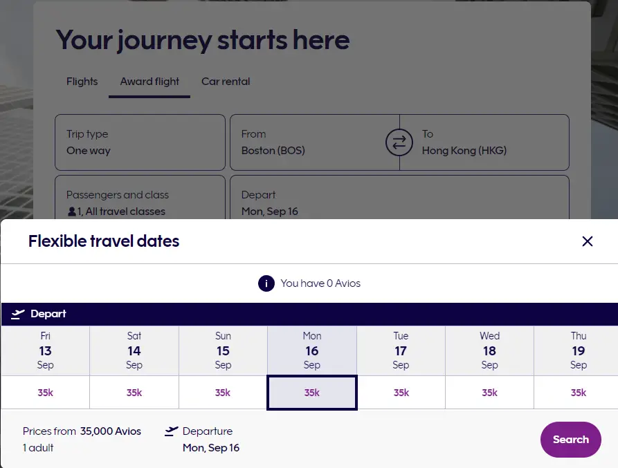 国泰中美直航大放票,58K点数可拿下商务舱,旺季大量时间也有票 3 国泰中美直航大放票,58K点数可拿下商务舱,旺季大量时间也有票