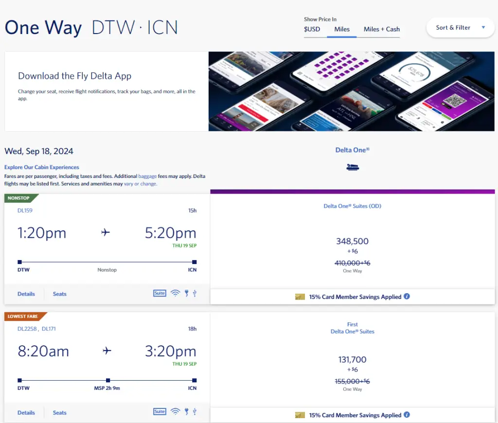 达美航空(DL)首尔线跨太平洋商务舱里程票来了,8-9月黄金时间,免费退改&全美联运 6 达美航空(DL)首尔线跨太平洋商务舱里程票来了,8-9月黄金时间,免费退改&全美联运