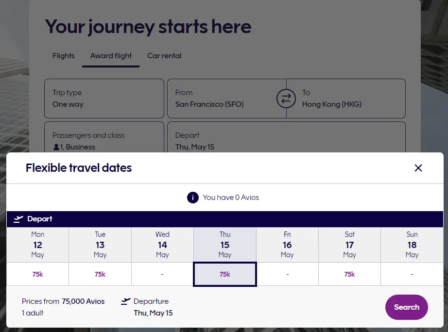 国泰中美直航大放票,58K点数可拿下商务舱,旺季大量时间也有票 6 国泰中美直航大放票,58K点数可拿下商务舱,旺季大量时间也有票