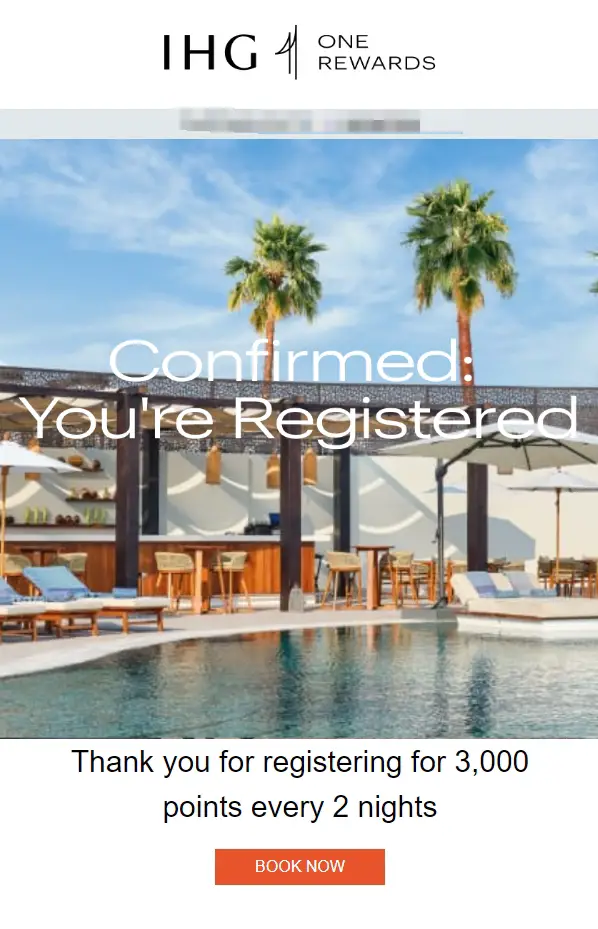 每2晚可获得3K积分奖励，IHG 2024年Q4季度促销来了