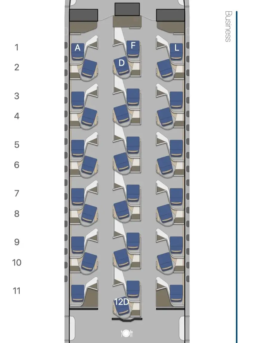短途境内航班居然飞到了最佳B767商务舱，感恩这次终于没碰到降舱 / 坏座椅