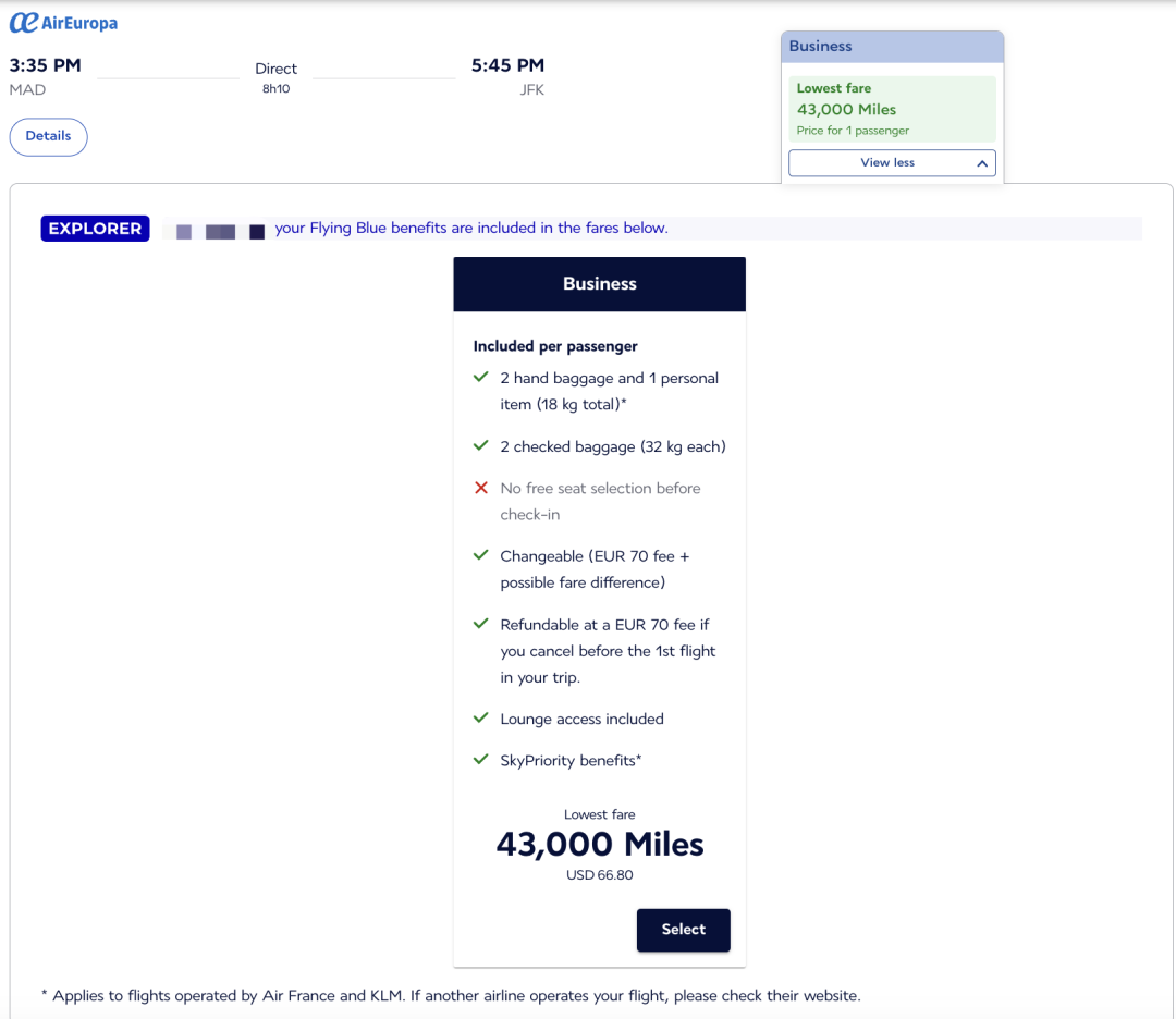 36K点数 + 极低税费 / 700美元不到拿下跨途商务舱，赶快掌握这个鲜为人知的知识点