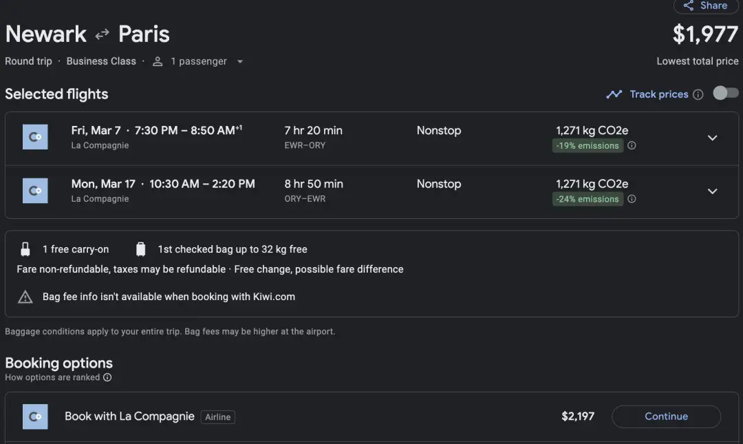只有商务舱的“廉价航空”黑五限时促销（还有航司内卷特别惊喜），2000美元平躺商务舱往返欧洲