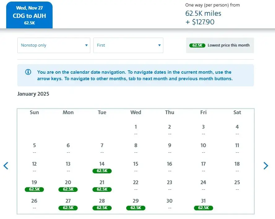 62.5K点数拿下最奢华体验！10小时空中公寓头等舱飞行，海量日期可选，还能万米高空洗澡！